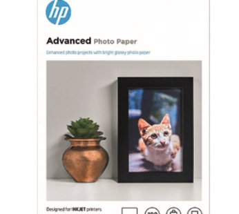 HP Advanced Glossy Photo Paper 250gsm 10x15cm Borderless Pack of 100 Q8692A